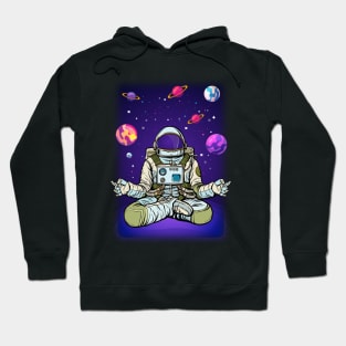 Meditating Astronaut 2 Hoodie